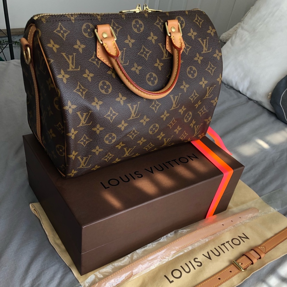 Louis Vuitton Monogram Speedy 30 bandouliere
